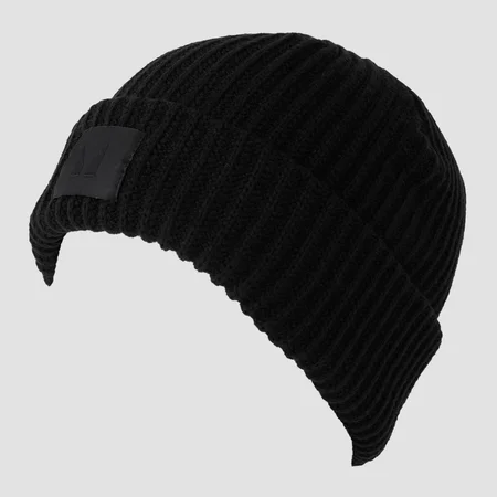 Πλεκτός Σκούφος Beanie MP - Μαύρο