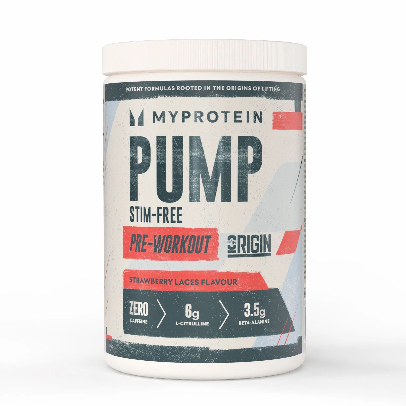 Origin Stim-Free Pre-Workout - 600G - 30servings - Strawberry Laces Εικόνα 1