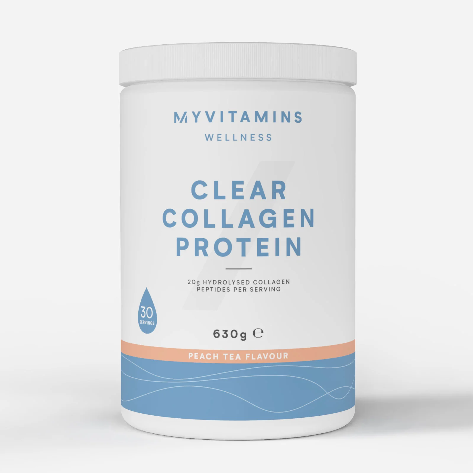 Collagen Powder Tub - 630g - Τσάι Ροδάκινο Εικόνα 1