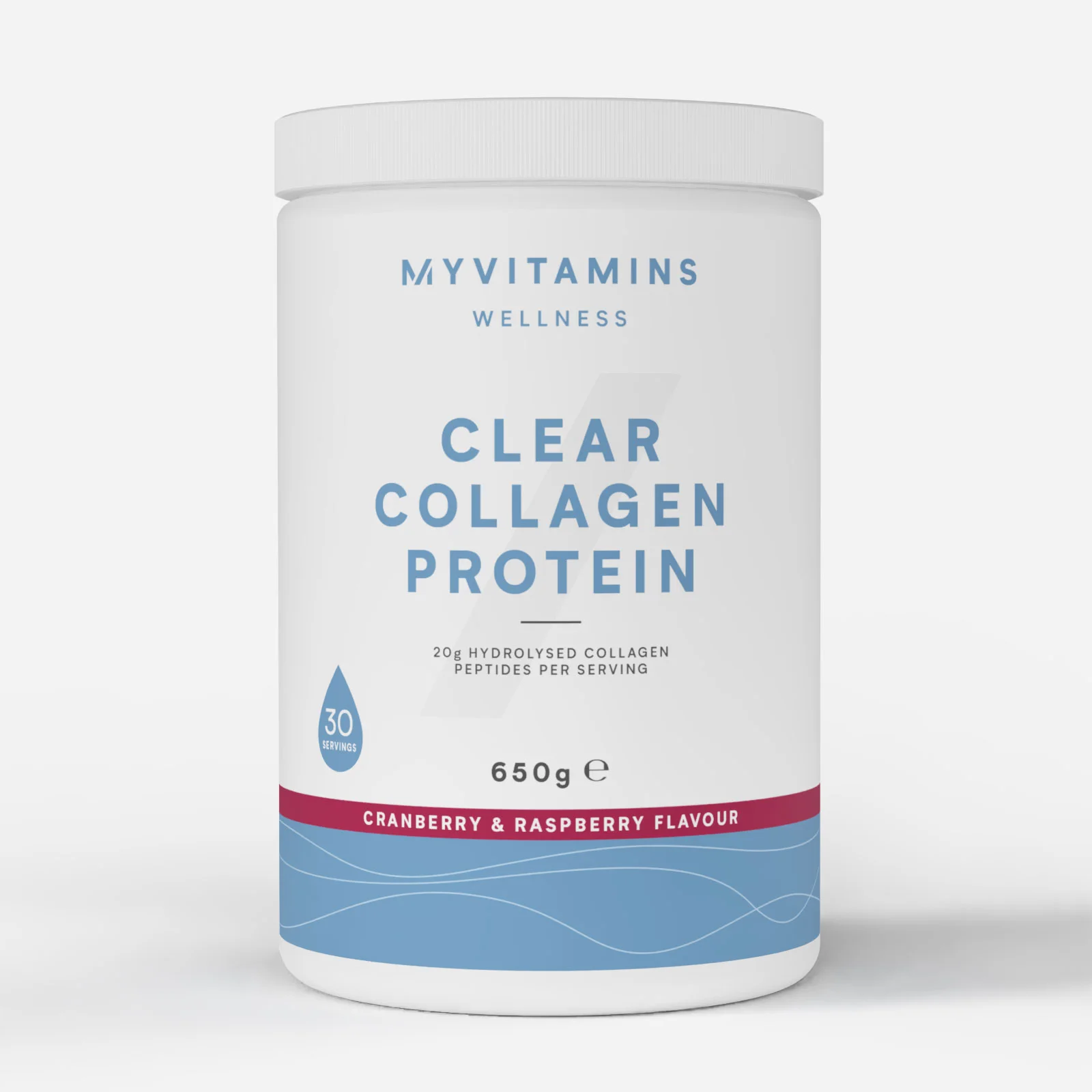 Collagen Powder Tub - 650g - Cranberry & Raspberry Εικόνα 1