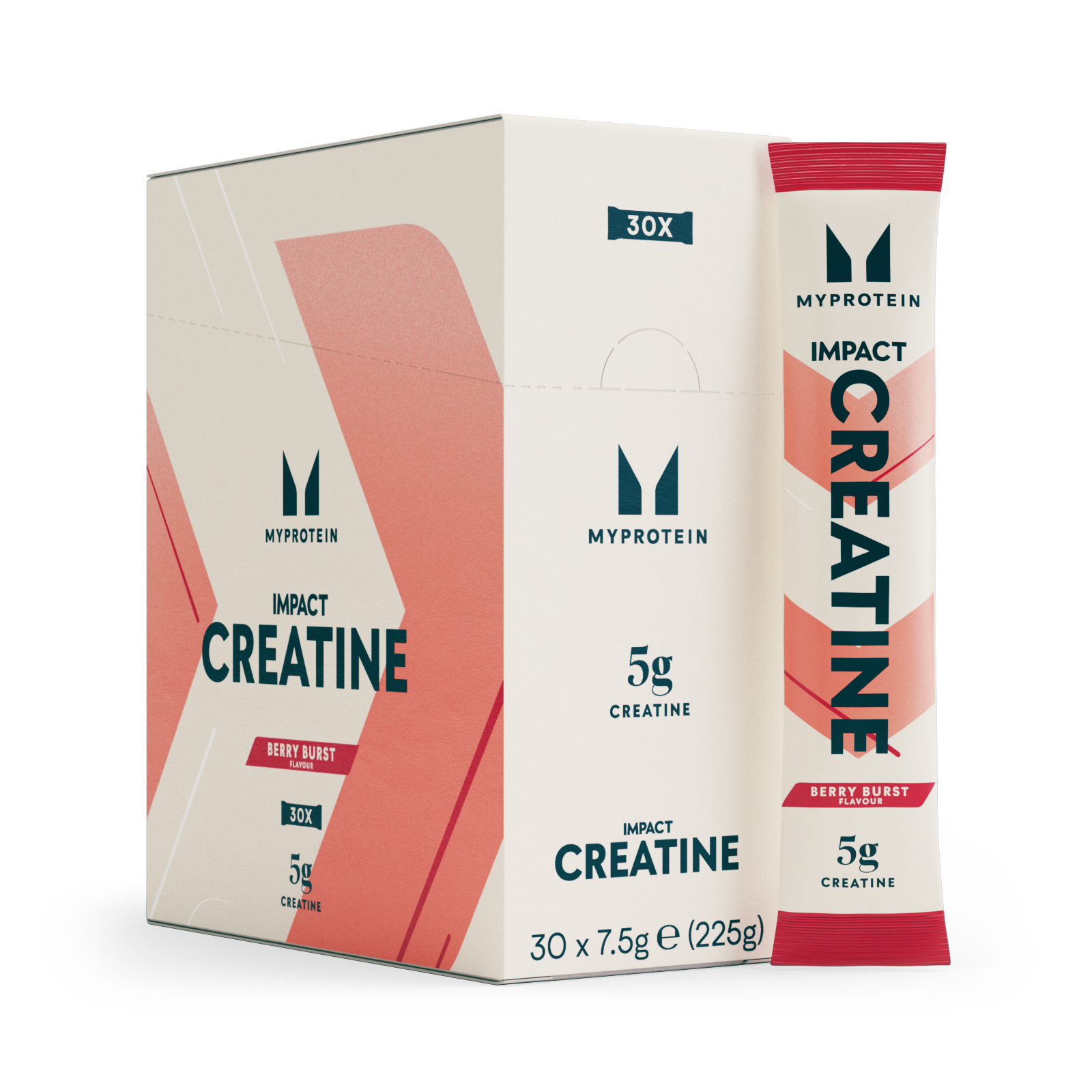 Myprotein, Impact Creatine Stick Packs, 6g (Boxes) - 20servings - μούρο Εικόνα 1