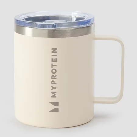 Κούπα Καφέ Myprotein Από Ανακυκλωμένο Μέταλλο 350ml - Φυσικό κρεμ