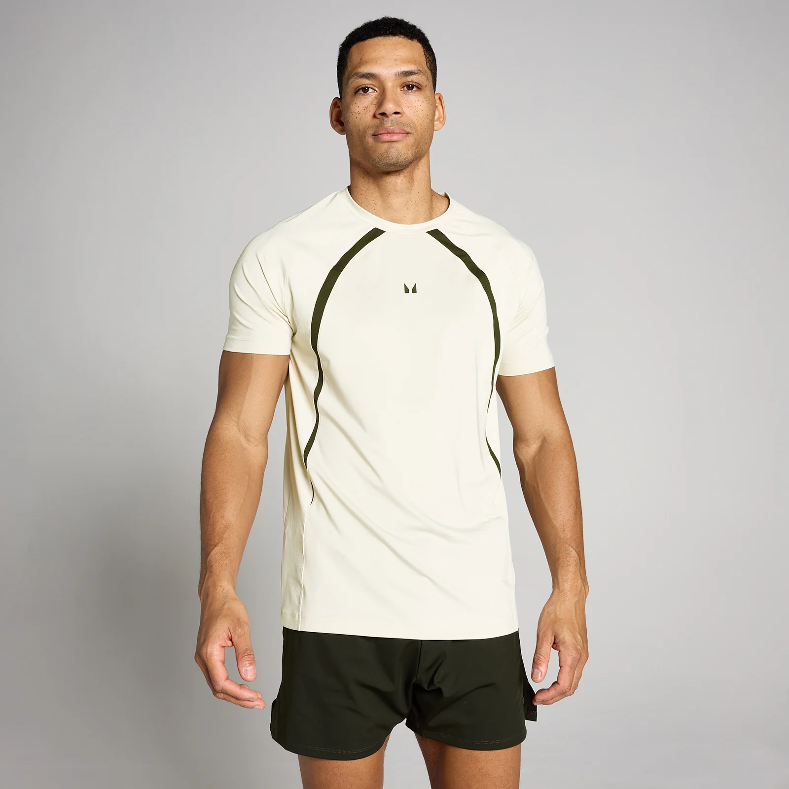 MP Ανδρικό Tempo Panel T-Shirt - Οστέινο - XS Εικόνα 1