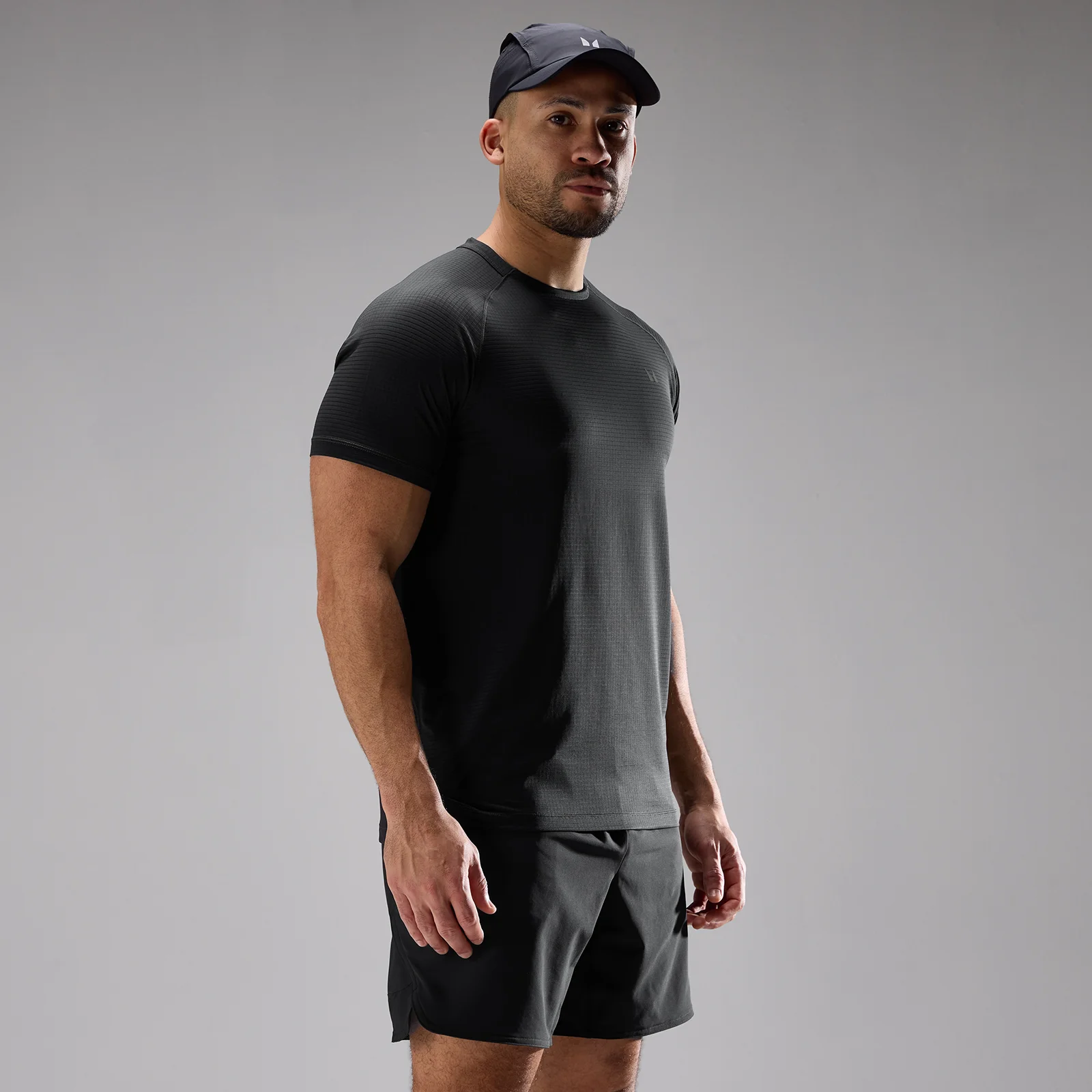 Ανδρικό Μπλουζάκι Προπόνησης MP Training Ultra με Υφή Πλέγματος - Μαύρο - L Εικόνα 1