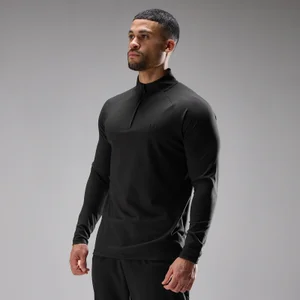 MP Ανδρική Μπλούζα Προπόνησης Training Ultra Jersey 1/4 Zip - Μαύρο - Size XS