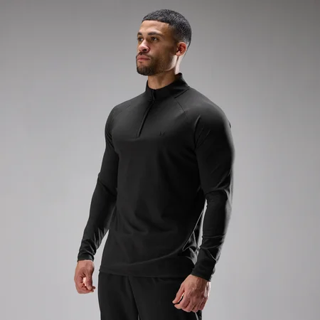 MP Ανδρική Μπλούζα Προπόνησης Training Ultra Jersey 1/4 Zip - Μαύρο