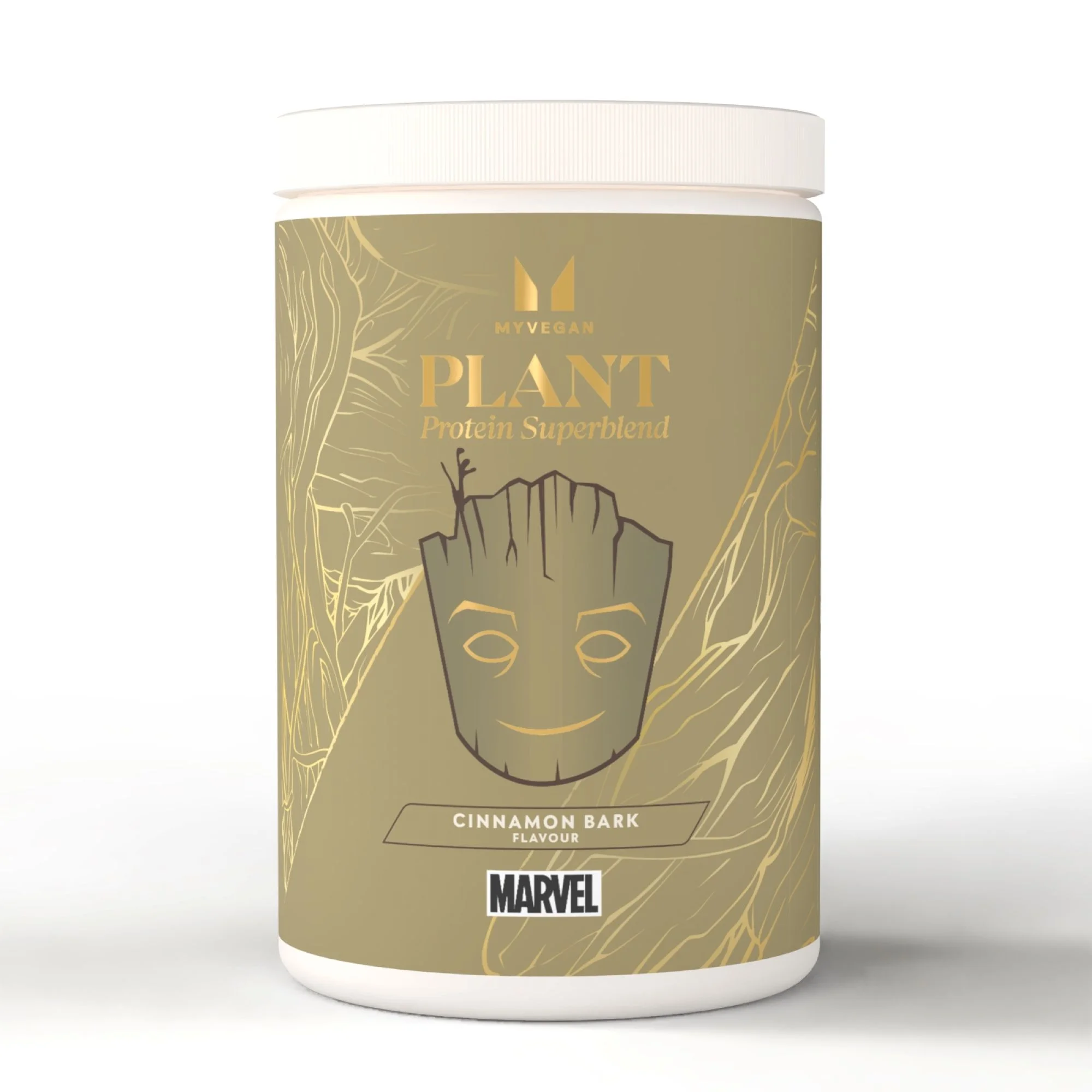 Plant Protein Superblend – MARVEL – Groot – Φλοιός Κανέλας - 20servings - MARVEL - Cinnamon Bark Εικόνα 1