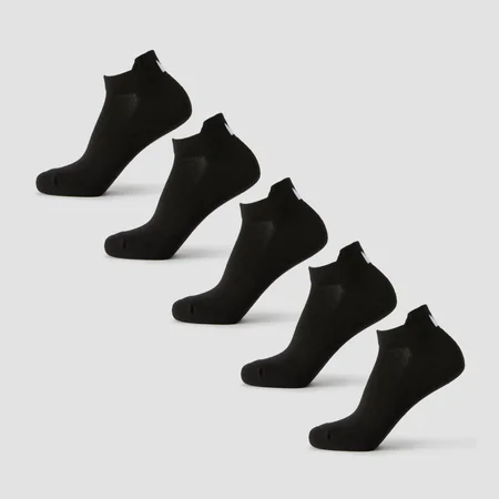 MP Unisex Κάλτσες Προπόνησης (Πακέτο 5 τεμαχίων) - Μαύρο