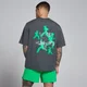 MP Men's Velocity Graphic Cotton Modal T-Shirt - Dark Grey / Green