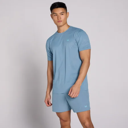 MP Men's Active Training Pillar Graphic T-Shirt - Fog Blue