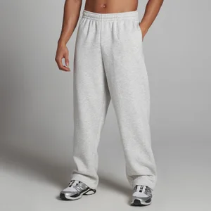 MP Ανδρικό Rest Day Παντελόνι Φόρμας Ίσια Γραμμή - Light Grey Marl - Size M