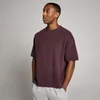 MP Ανδρικό Πλυμένο Oversized T-Shirt Βαμβακερό - Fudge