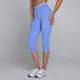 MP Women's Tempo Contrast Capri - Cornflower Blue