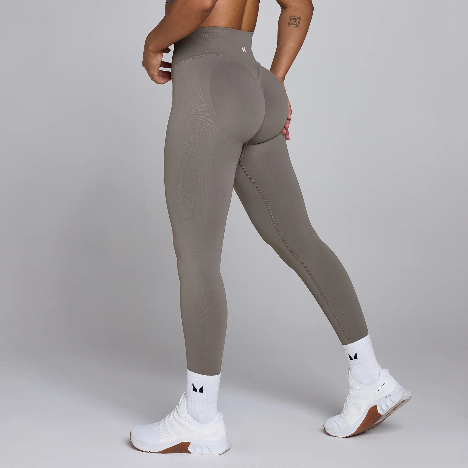 MP Women's Lift Seamless Scrunch Leggings - Dark Truffle - XL Εικόνα 1