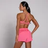MP Women's Tempo Adjustable Strappy Back Sports Bra - Έντονο ροζ