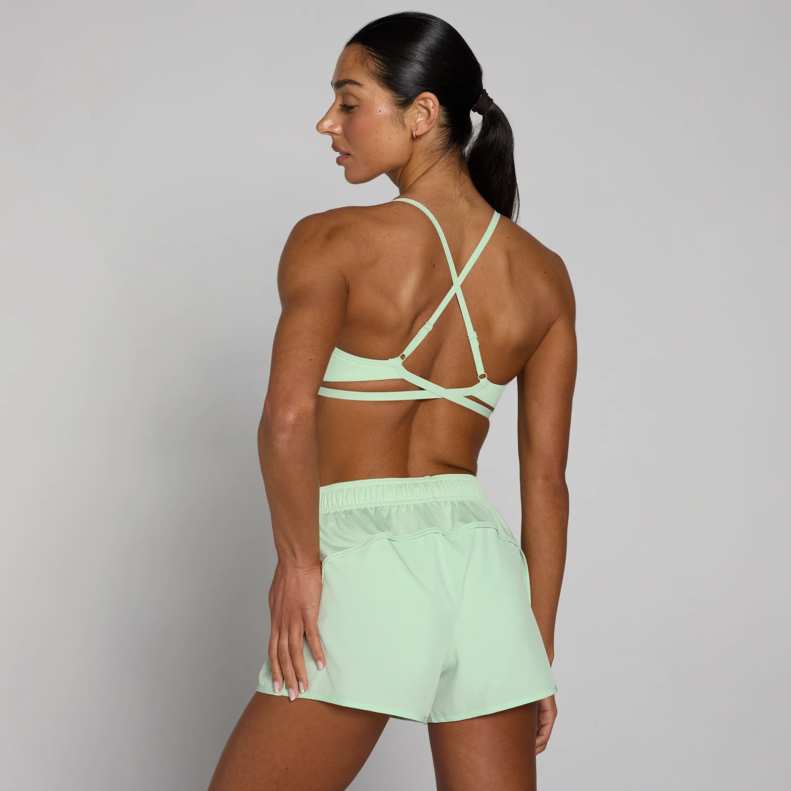 MP Women's Tempo Adjustable Strappy Back Sports Bra - Ανοιχτό πράσινο - XS Εικόνα 1