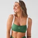 MP Women's X Tatiana Contrast Twist Back Sports Bra - Palm Green