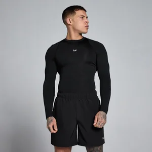 MP Men's Training Long Sleeve Baselayer - Black - Size XS
