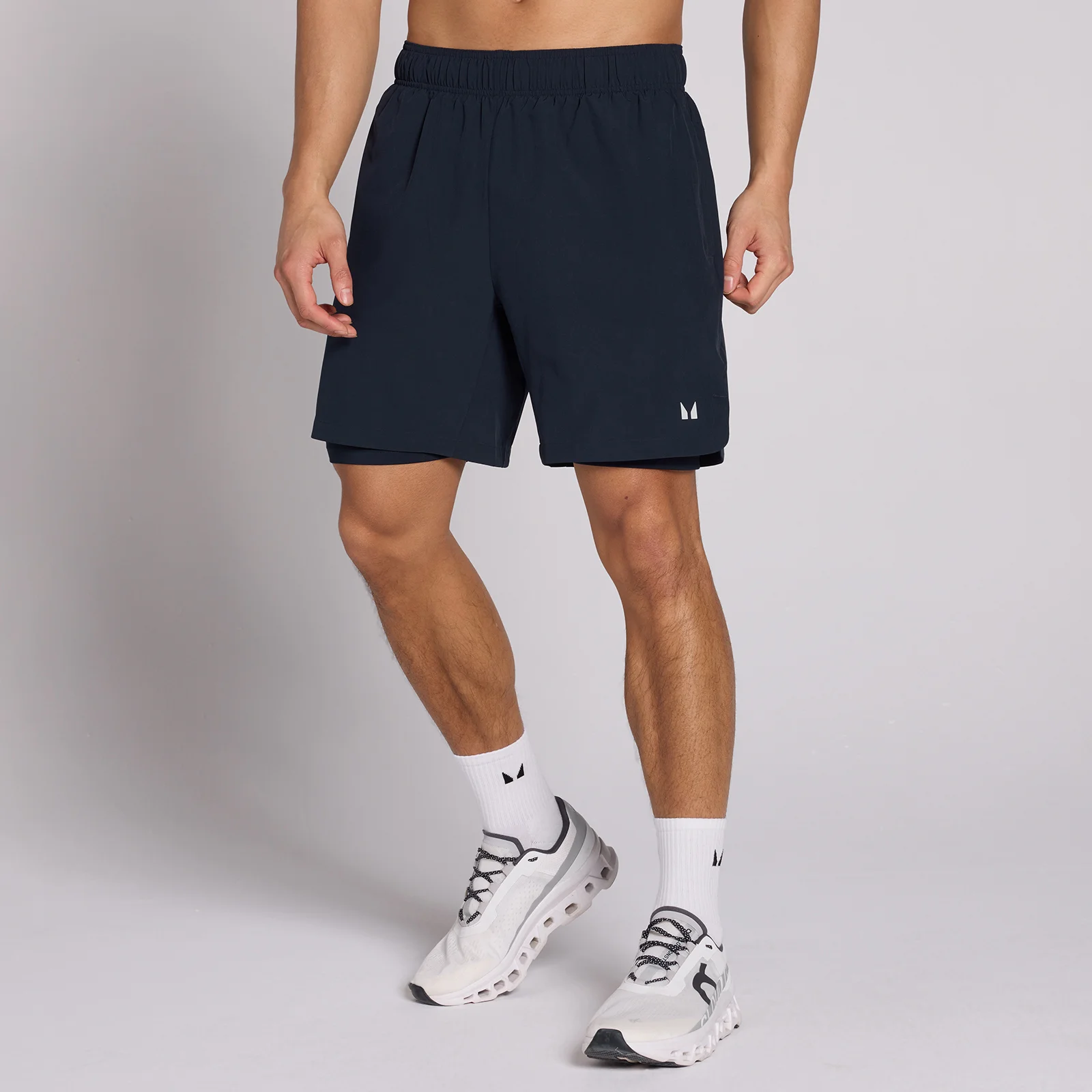 MP Men's 7" 2-in-1 Training Shorts - Dark Navy - S Εικόνα 1