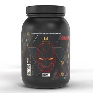 Origin Protein – Iron Man – Red Velvet Cake | MARVEL - Flavour MARVEL Iron Man - Red Velvet Cake
