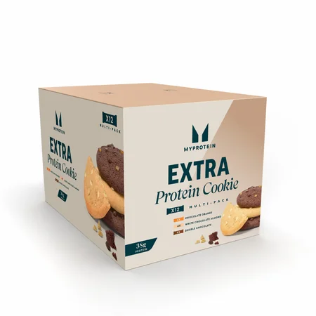 Extra Protein Cookie Variety Box | 12 Μπισκότα