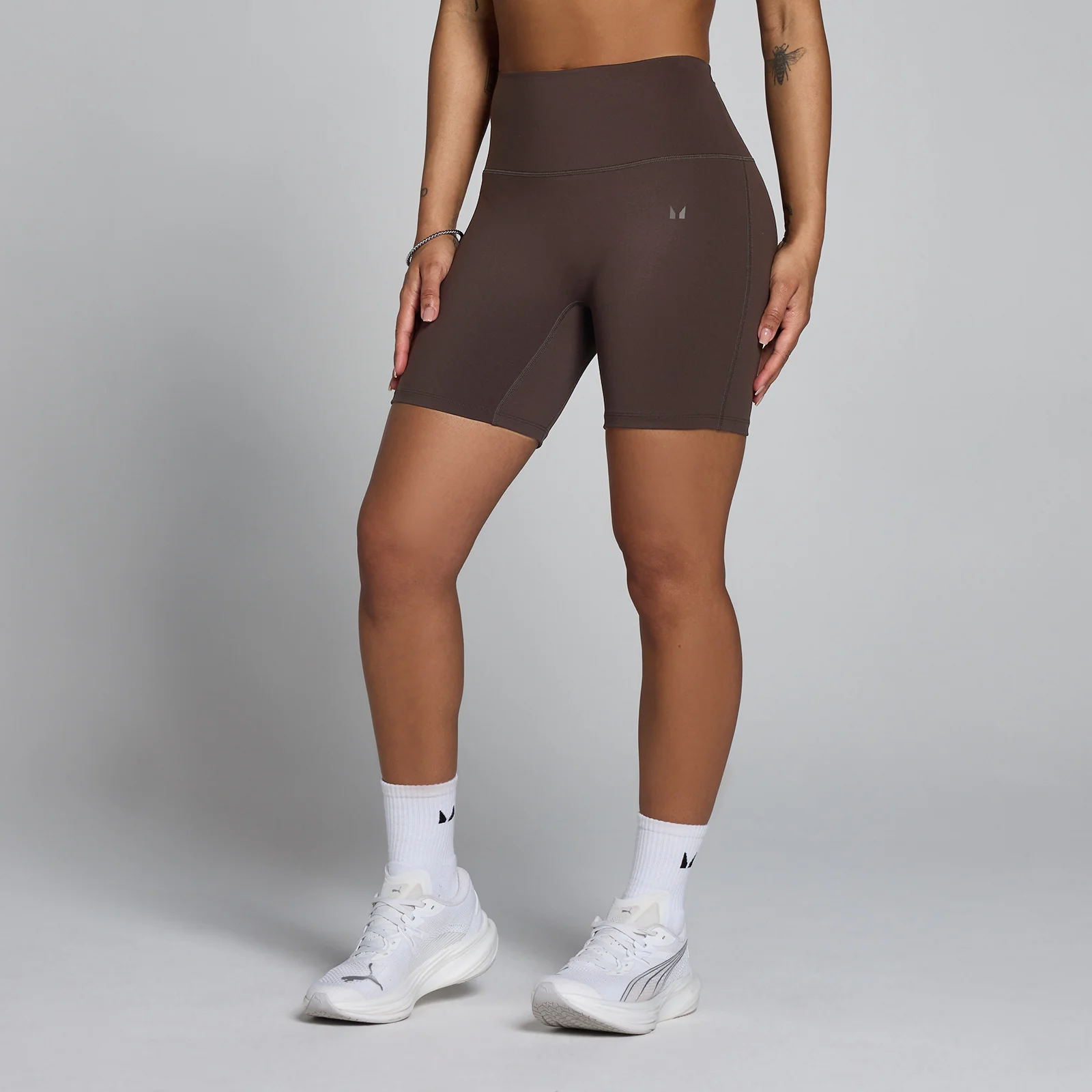 MP Women's Tempo High Waisted Shorts - Cocoa - XXL Εικόνα 1