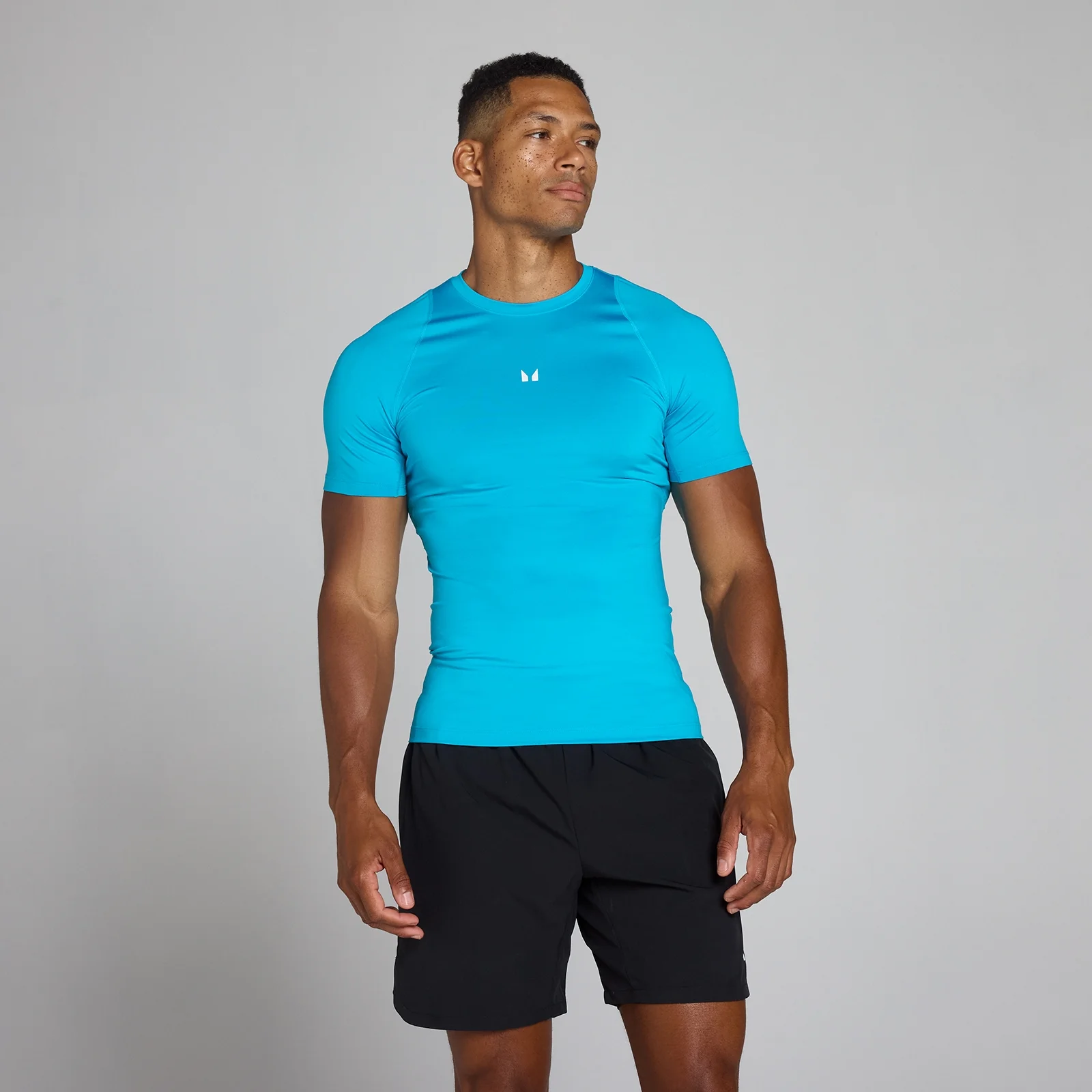 MP Ανδρικό Βaselayer T-Shirt Κοντομάνικο - Power Blue - M Εικόνα 1
