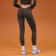 MP Tempo Dipped Waist Leggings Γυναικείο - Κακάο