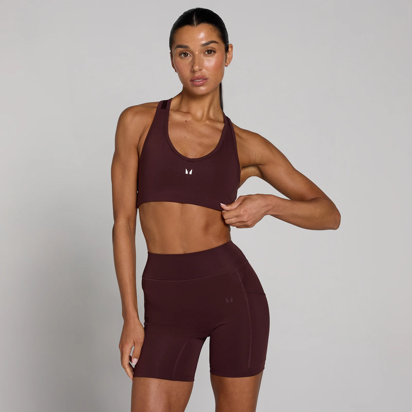 MP Women's Training Racerback Sports Bra - Μπεζ - S Εικόνα 1