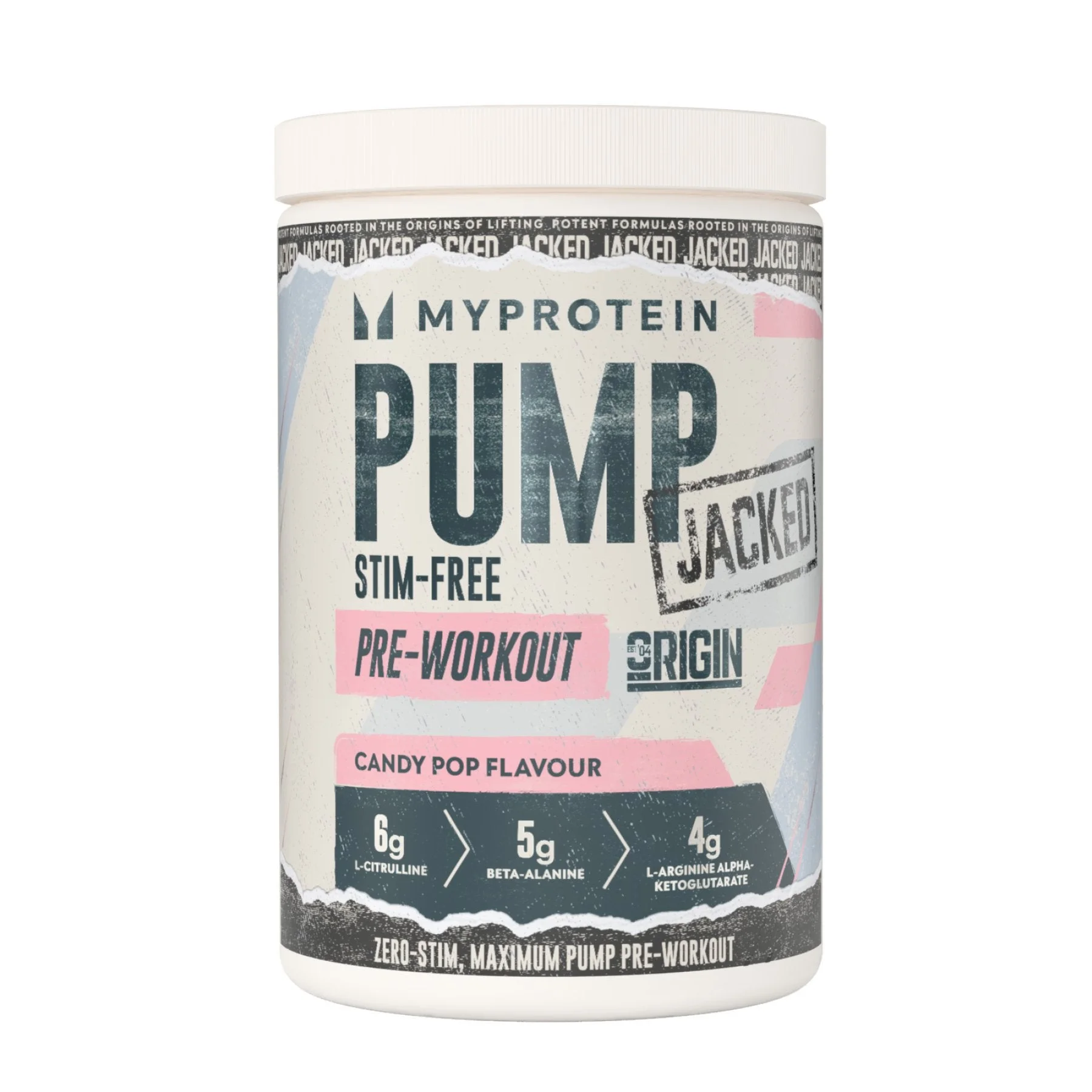 Origin Jacked Pump - 625G - 25servings - Candy Pop Εικόνα 1