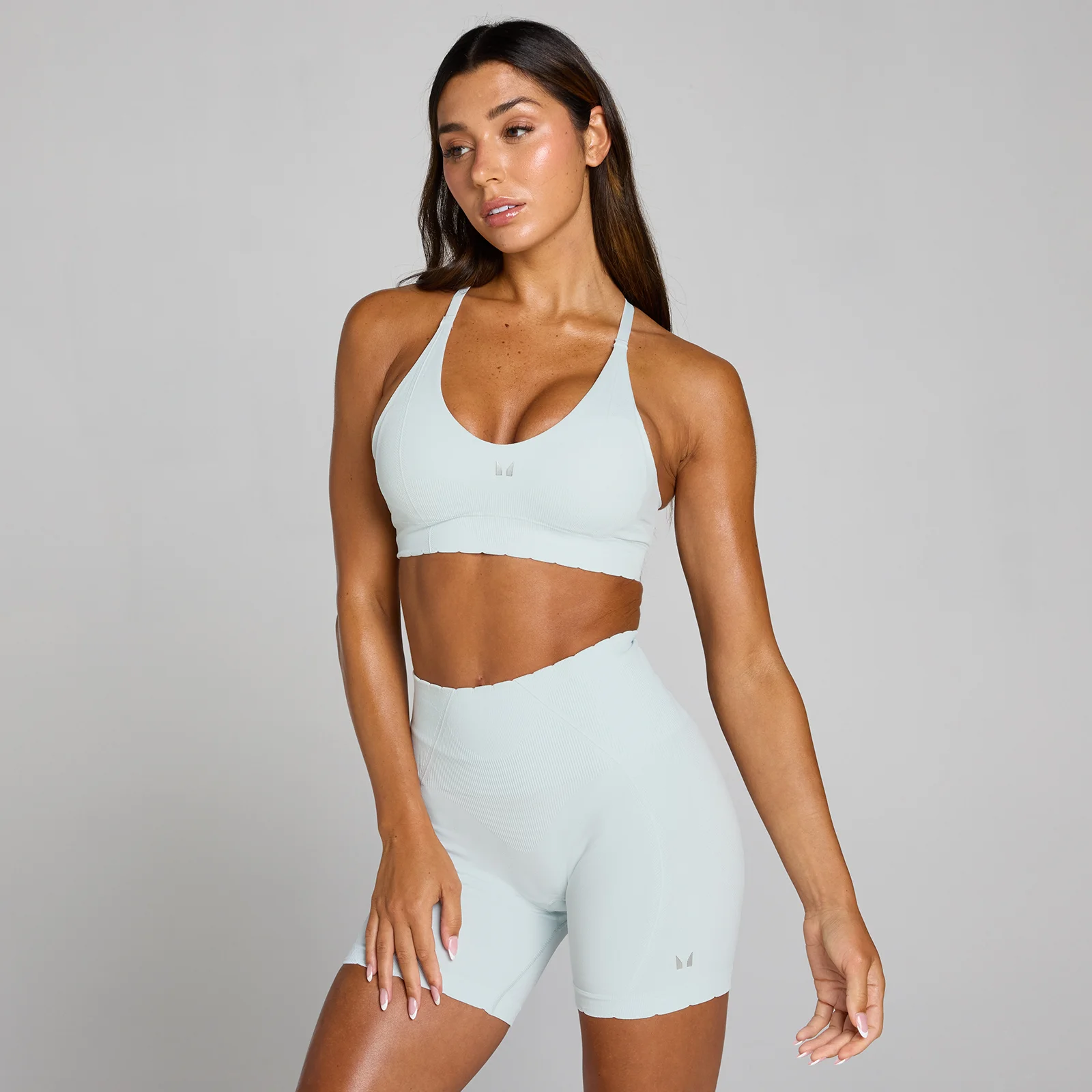 Αθλητικό Σουτιέν MP Women's Tempo Ultra Seamless - Blue Aura - L Εικόνα 1