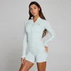 Μπουφάν MP Women's Tempo Ultra Seamless με Φερμουάρ - Blue Aura