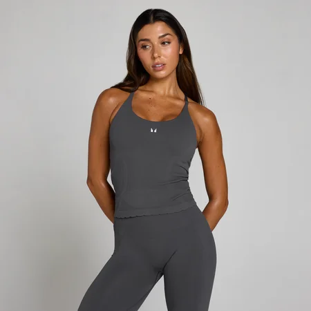 Γυναικείο Αμάνικο MP Women's Tempo Ultra Seamless Longline - Γκρι