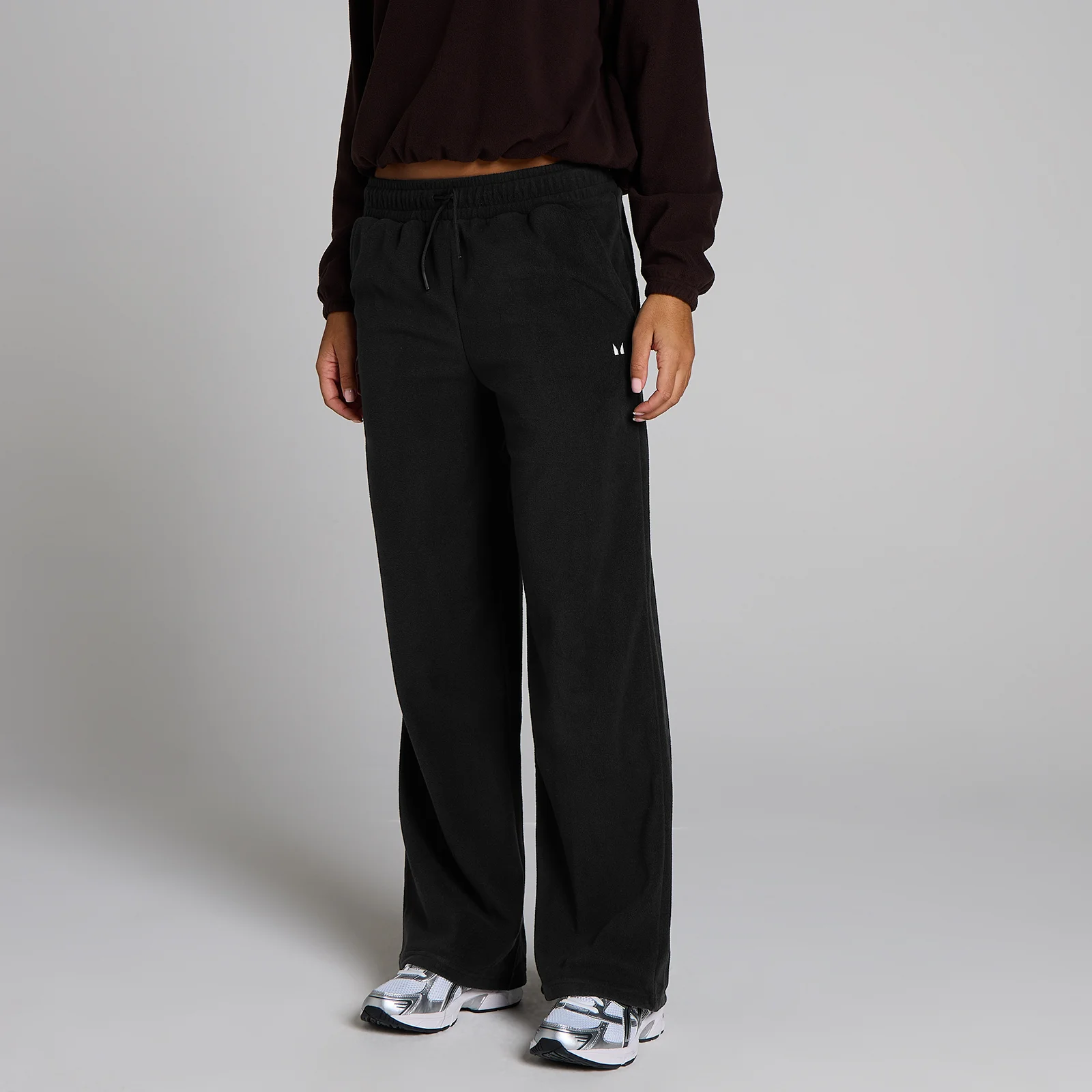 MP Γυναικεία Φόρμα Fleece Ίσια Γραμμή - Μαύρο - M Εικόνα 1