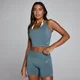 MP Αμάνικο Γυναικείο Seamless Layered - Γκρι Σκούρο