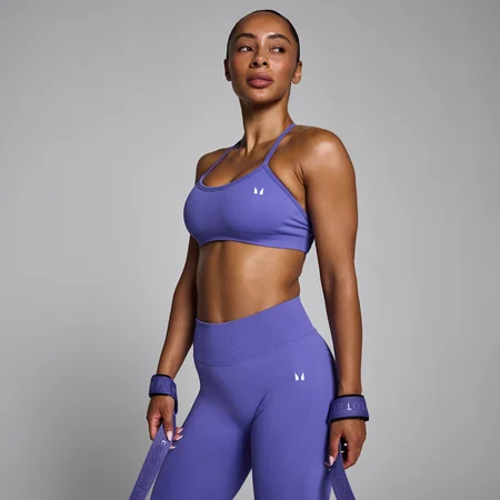 MP Women's Lift Seamless Strappy Bra - Μπλε Power Indigo