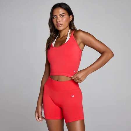 MP Αμάνικο Γυναικείο Seamless Layered - Κόκκινο