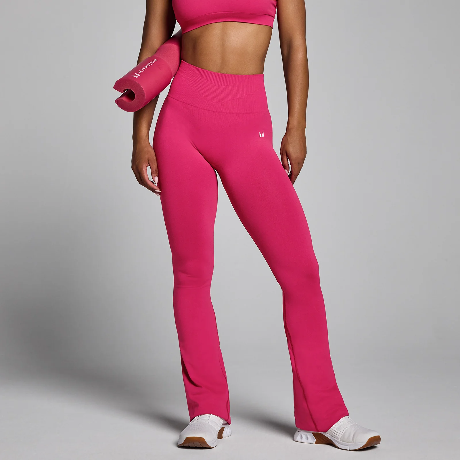 MP Women's Tempo Seamless Flared Leggings - Μπορντό - S Εικόνα 1