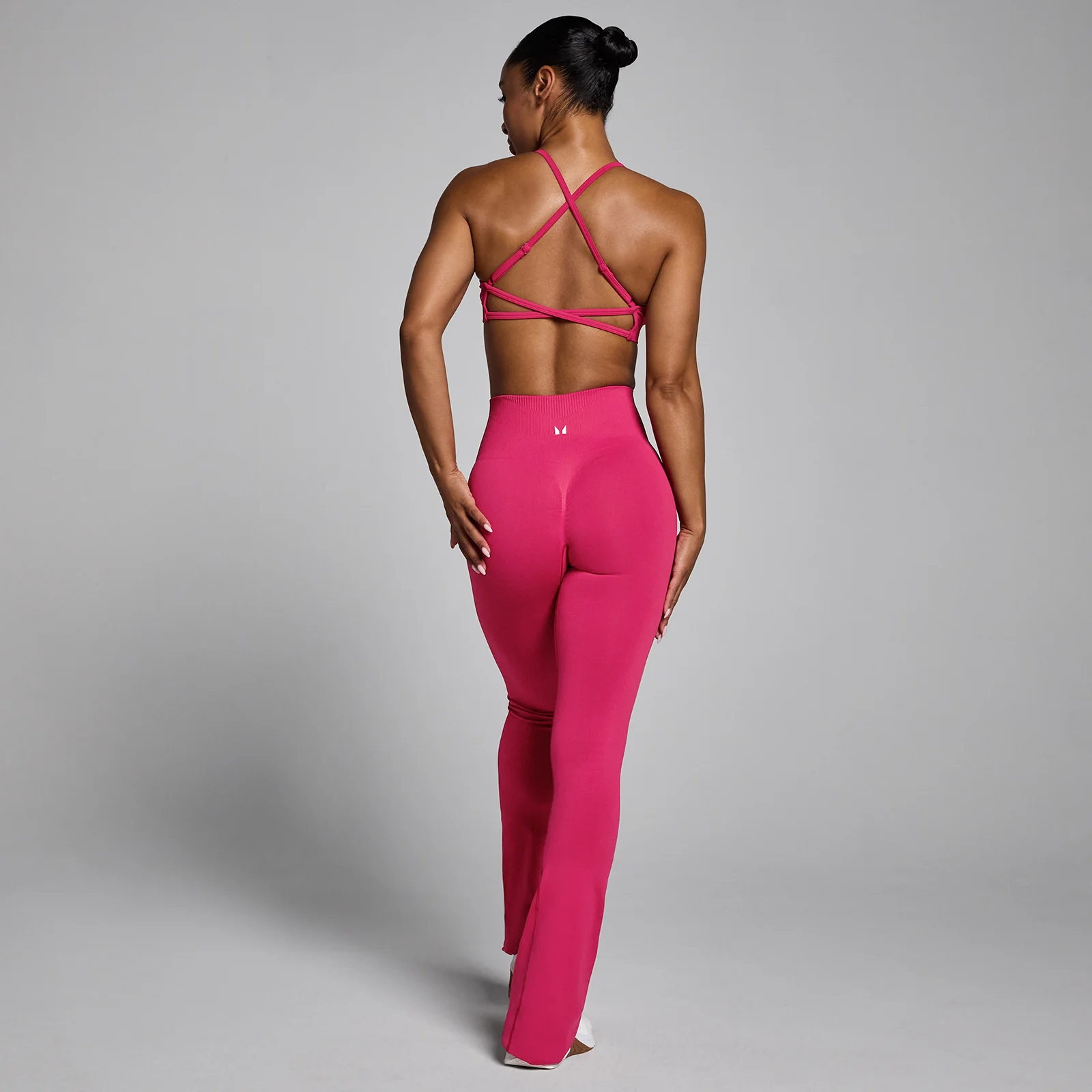 MP Women's Tempo Seamless Flared Leggings - Μπορντό - S Εικόνα 2