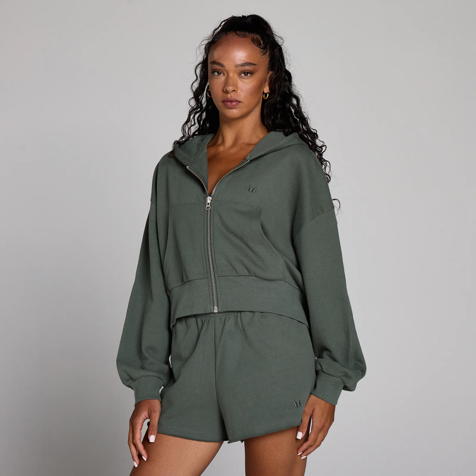 MP Women's Lifestyle Zip Through Hoodie - Πράσινο - M Εικόνα 1