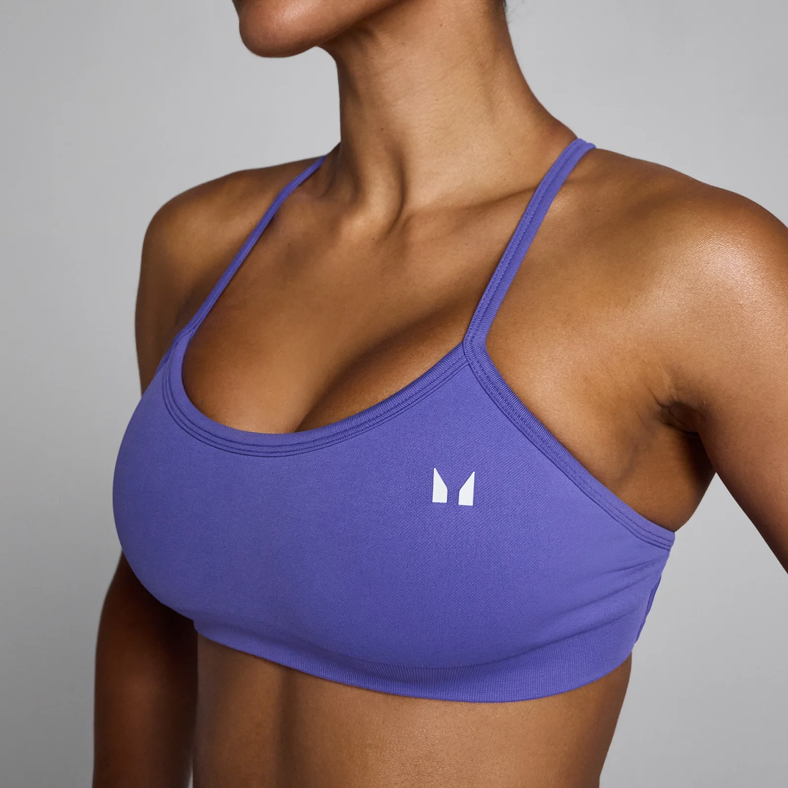 MP Women's Lift Seamless Strappy Bra - Μπλε Power Indigo - S Εικόνα 4