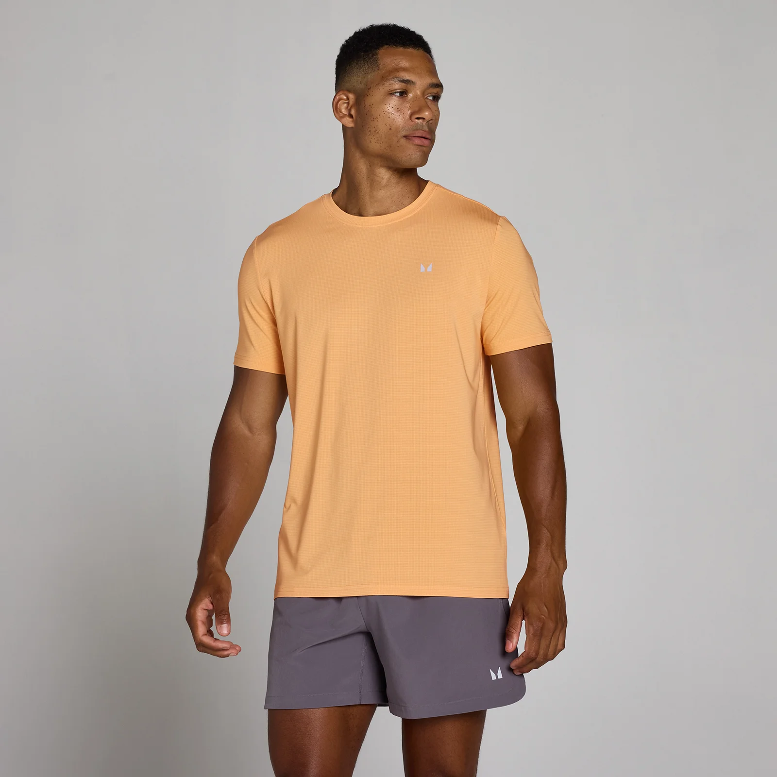 MP Men's Training Grid T-Shirt - Apricot - M Εικόνα 1