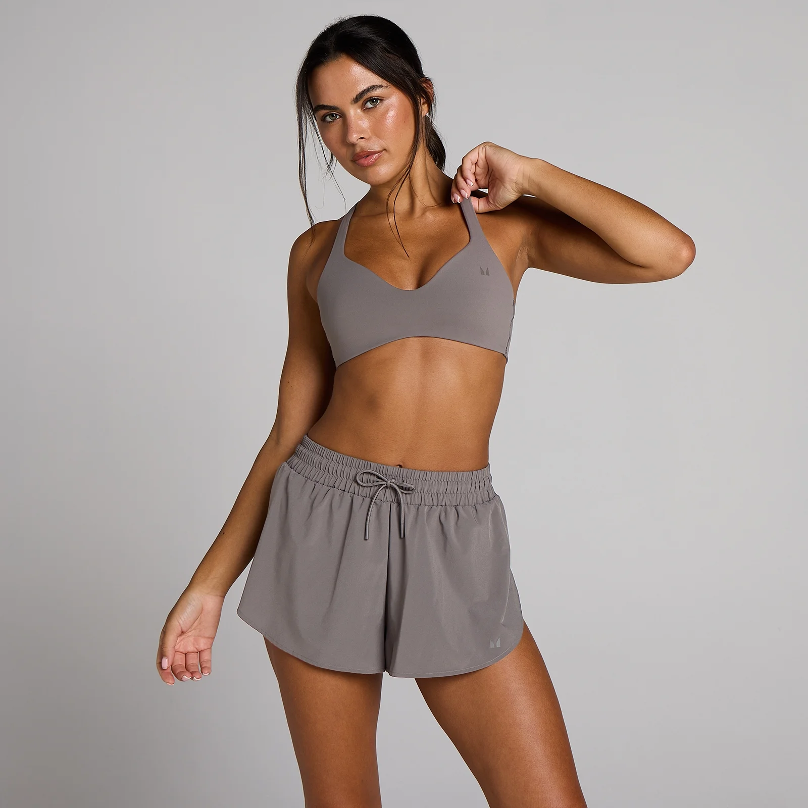 Αθλητικό Σουτιέν MP Women's Tempo Twist Back - Σκούρο καφέ - XS Εικόνα 1