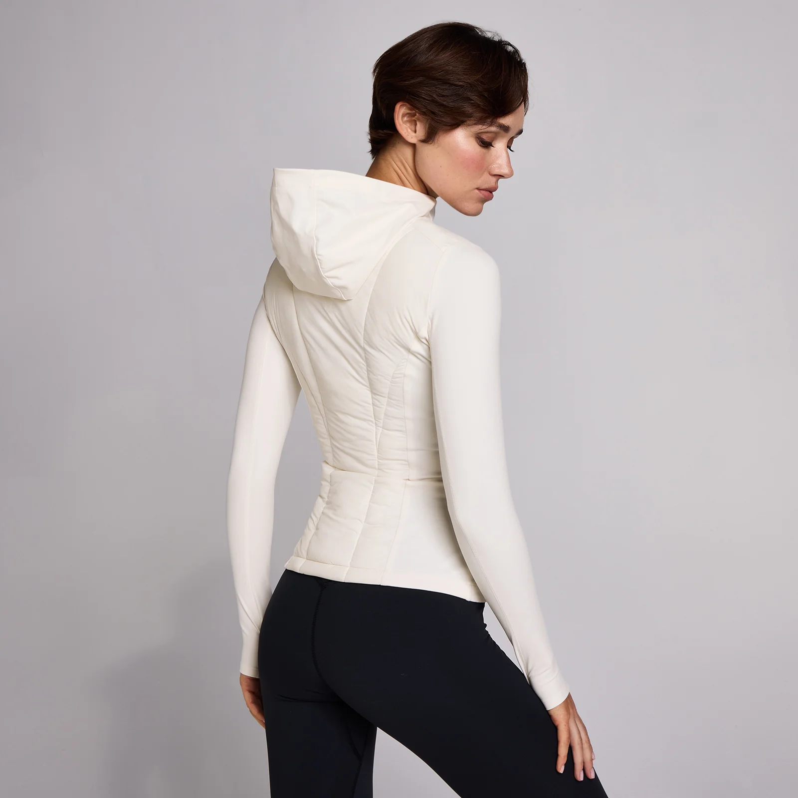 MP Women's SculptForm Hybrid Jacket - Pearl - S Εικόνα 1