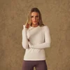 MP Women's X Tatiana Μακρυμάνικο Μπλουζάκι με Τρύπες για τους Αντίχειρες - Μαργαριταρένιο