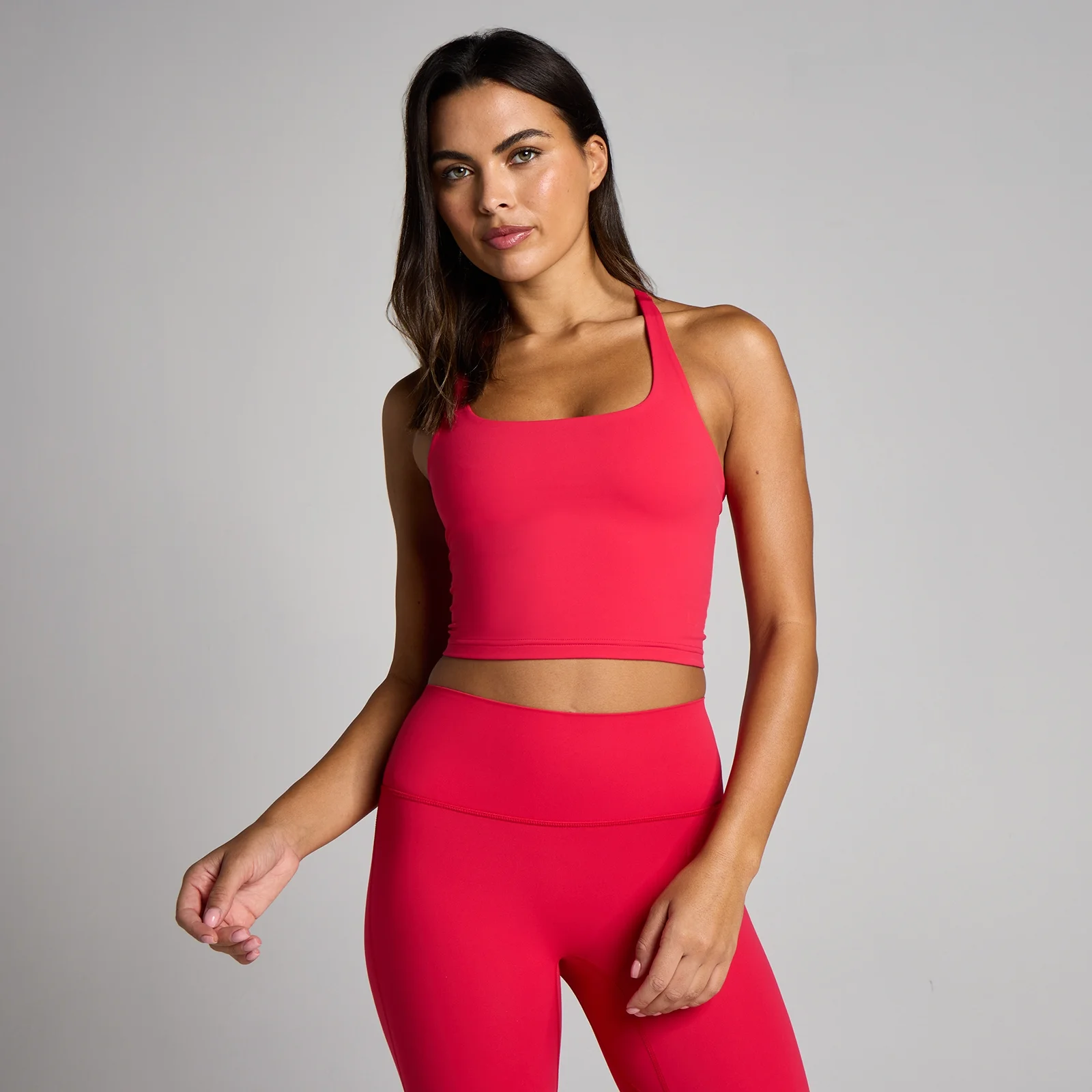 Γυναικείο Αμάνικο MP Women's Tempo Strappy Racerback - Τσίλι - M Εικόνα 1