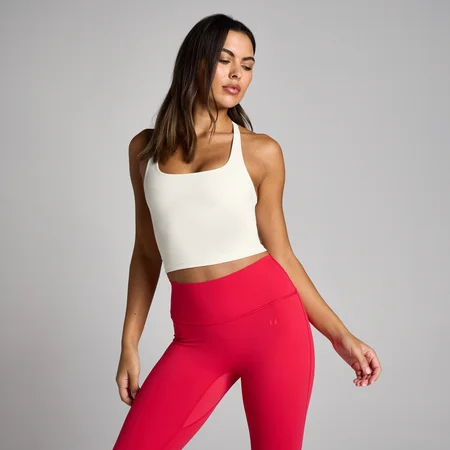 Γυναικείο Αμάνικο MP Women's Tempo Strappy Racerback - Βανίλια