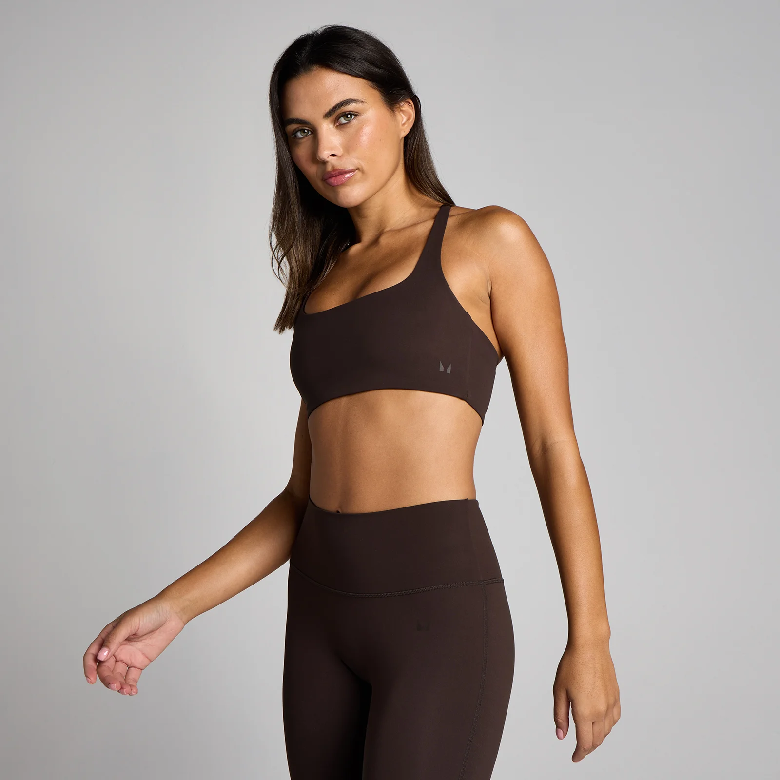 Αθλητικό Μπουστάκι Γυναικείο MP Tempo Strappy Racerback - Κακάο - S Εικόνα 2