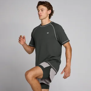 MP Ανδρικό T-Shirt Velocity Ultra Seamless - Washed Black - Size L