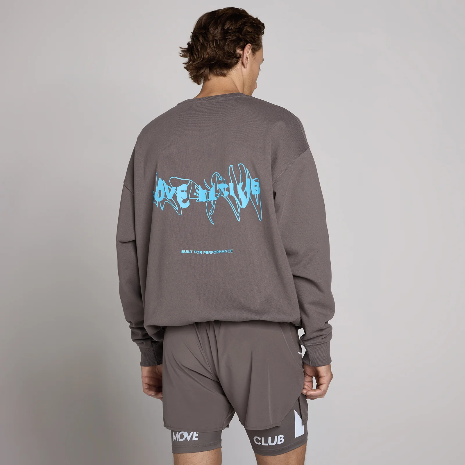 MP Unisex Φούτερ Hybrid με Γραφικά - Γκρι Τέφρας - XS Εικόνα 1